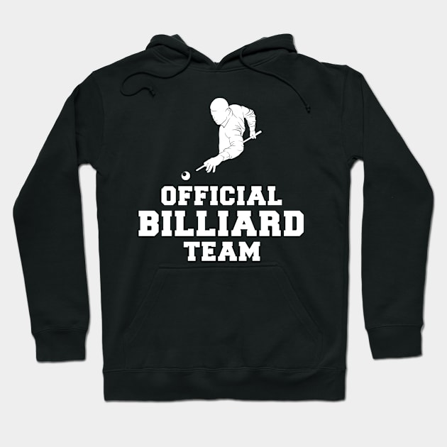 Pocket the Chuckles - Official Billiard Team Tee: Rack 'Em Up with Laughter! Hoodie by MKGift